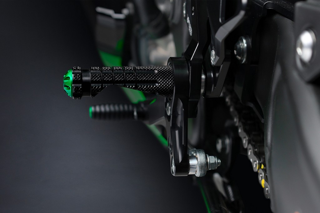 Bonamici Racing Rearsets for the Kawasaki ZX-4RR 2023-2024